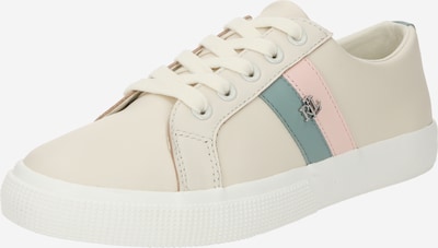 Sneaker bassa 'JANSON II' Lauren Ralph Lauren di colore crema / verde / rosa, Visualizzazione prodotti