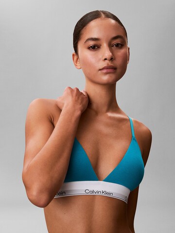 Calvin Klein Underwear Triangle Bra in Blue