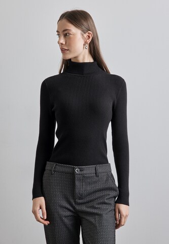 STREET ONE Pullover in Schwarz: Vorderseite