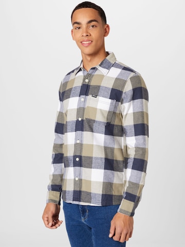 HOLLISTER Regular fit Button Up Shirt in Blue: front