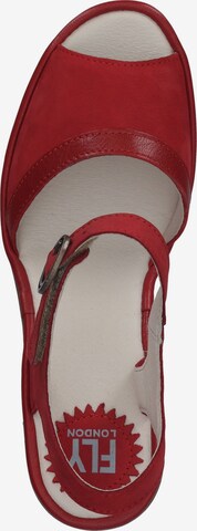 FLY LONDON Strap Sandals in Red