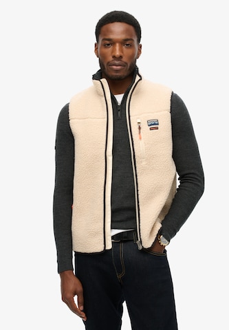 Superdry & Co Weste in Beige: Vorderseite