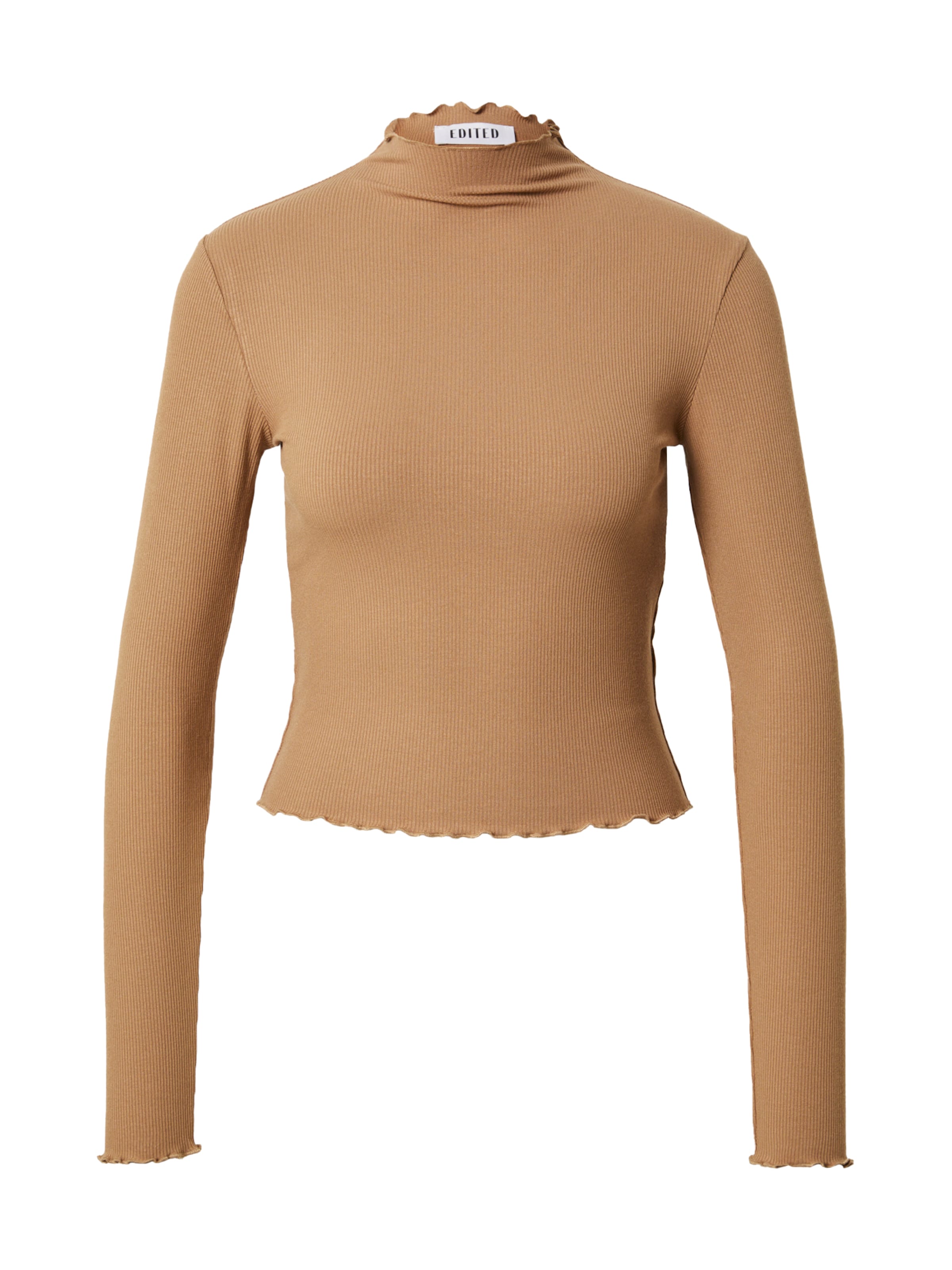 EDITED Shirt 'Daniela' in Brown: front