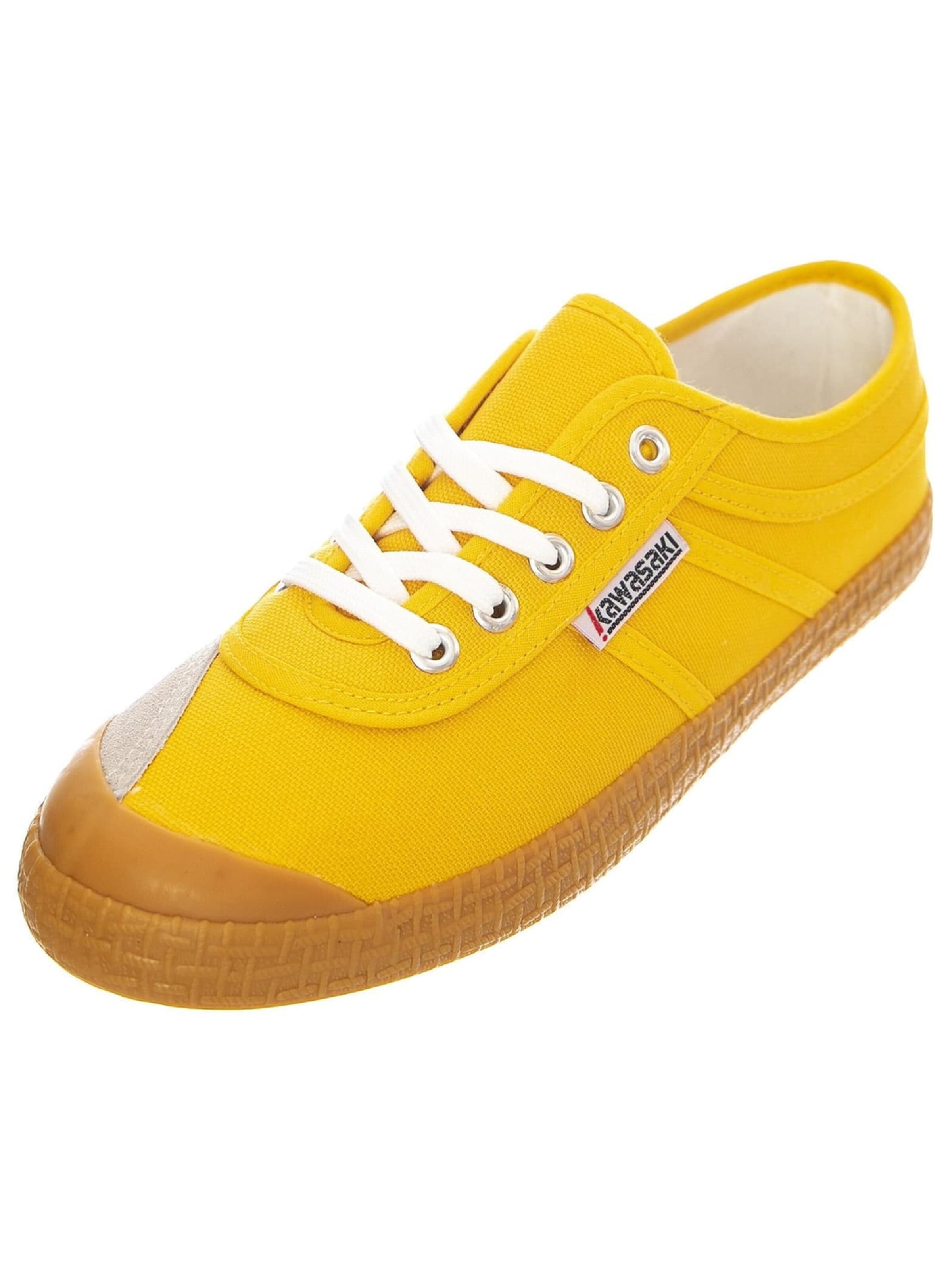KAWASAKI Sneaker low 'Rod 212441' i gul: forside