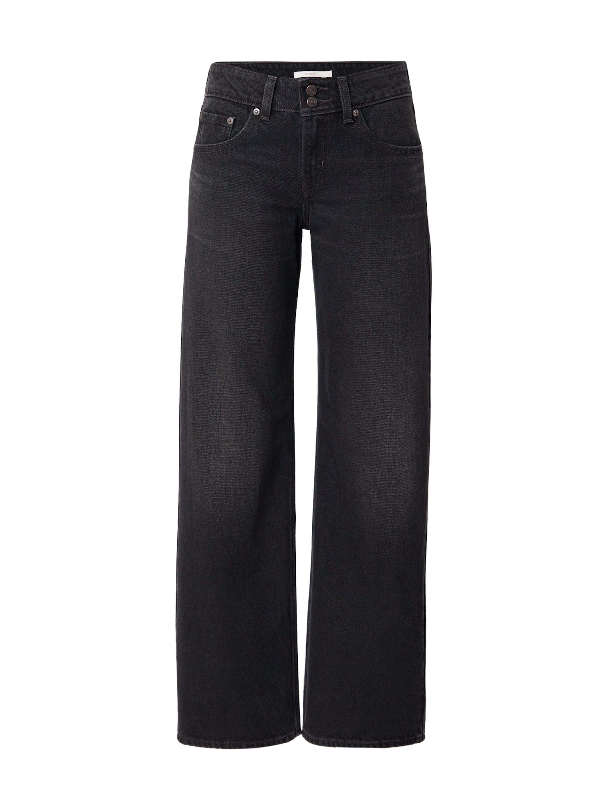 Loosefit Jean 'SUPERLOW LOOSE' LEVI'S ® en noir : devant