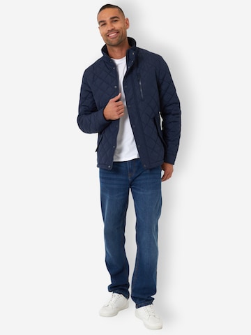 Threadbare Steppjacke 'Penk' in Blau