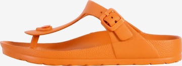 Plakton Pantolette in Orange: Vorderseite