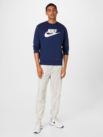 Sweat de sport Nike Sportswear en bleu