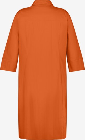 SAMOON Košeľové šaty - oranžová