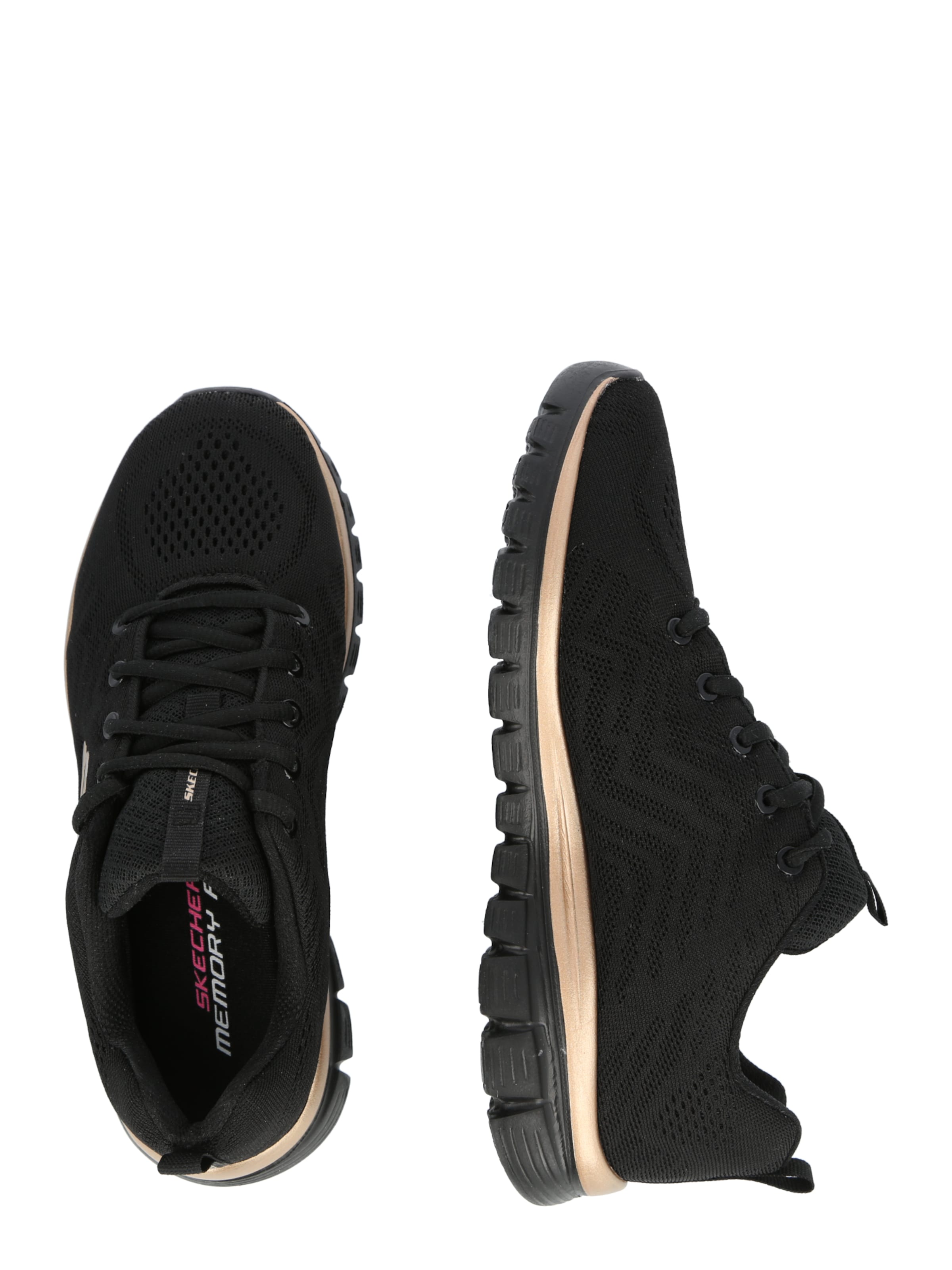 SKECHERS Nizke superge 'Graceful Get Connected' | črna barva