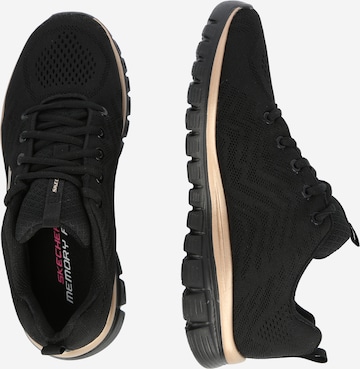 Baskets basses 'Graceful Get Connected' SKECHERS en noir