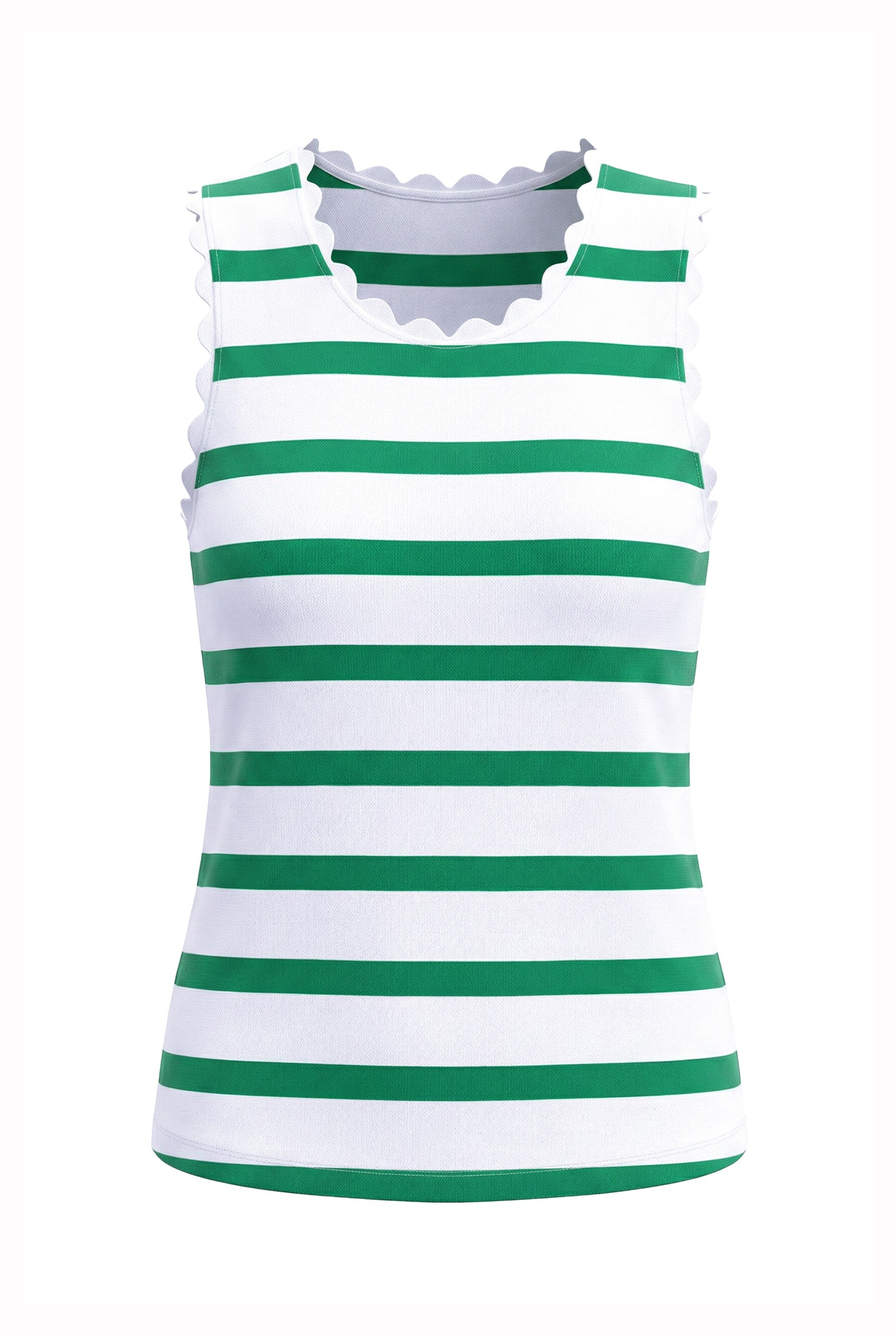 MIAMODA Knitted top in Green: front