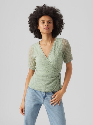 Haut VERO MODA en vert : devant