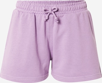 WEEKDAY Shorts 'Essence' in Lila: predná strana