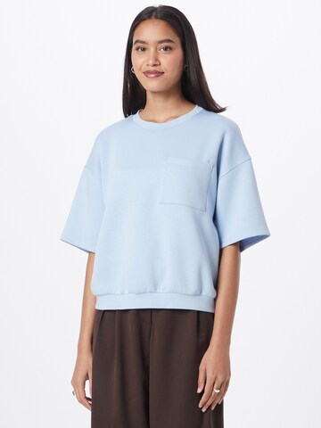 Sweat-shirt 'Isora Ima' MSCH COPENHAGEN en bleu : devant