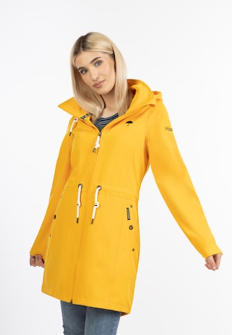 Manteau fonctionnel 'Ashdown' Schmuddelwedda en jaune : devant