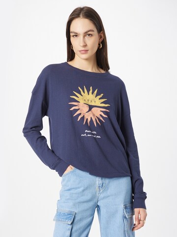 ROXY Shirt 'LOVE SUNSET' in Blau: predná strana