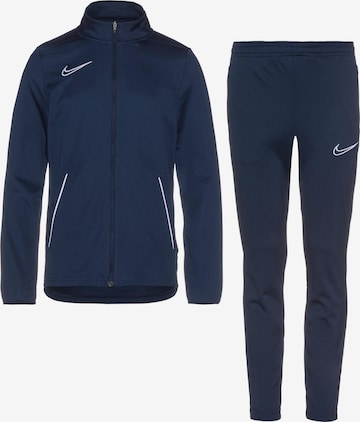 NIKE Trainingspak 'Academy' in Blauw: voorkant