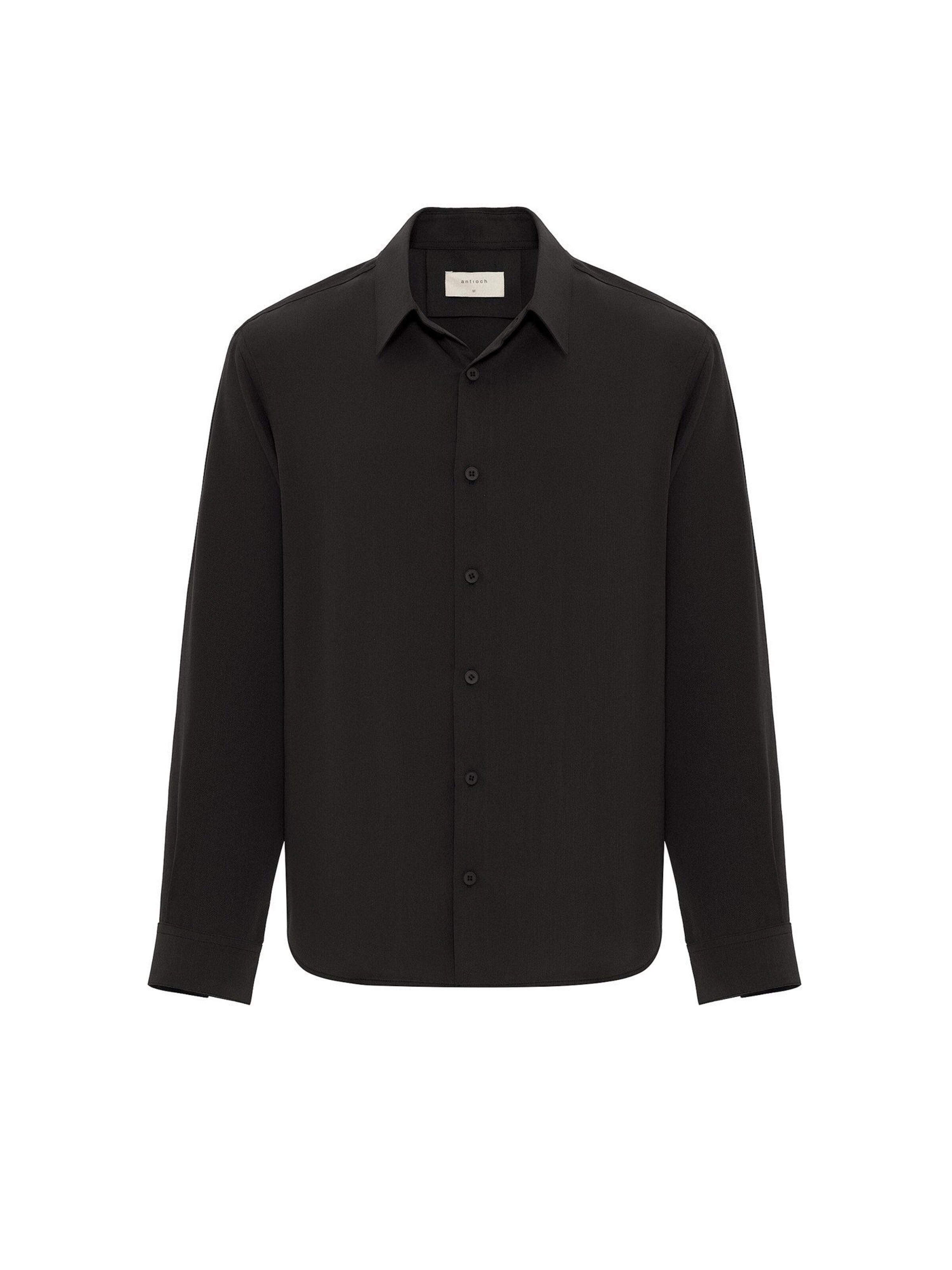 juoda Antioch Standartinis modelis Marškiniai: priekis