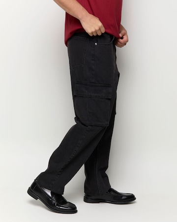 BALMOHKLoosefit Cargo traperice 'LUIS' - crna boja