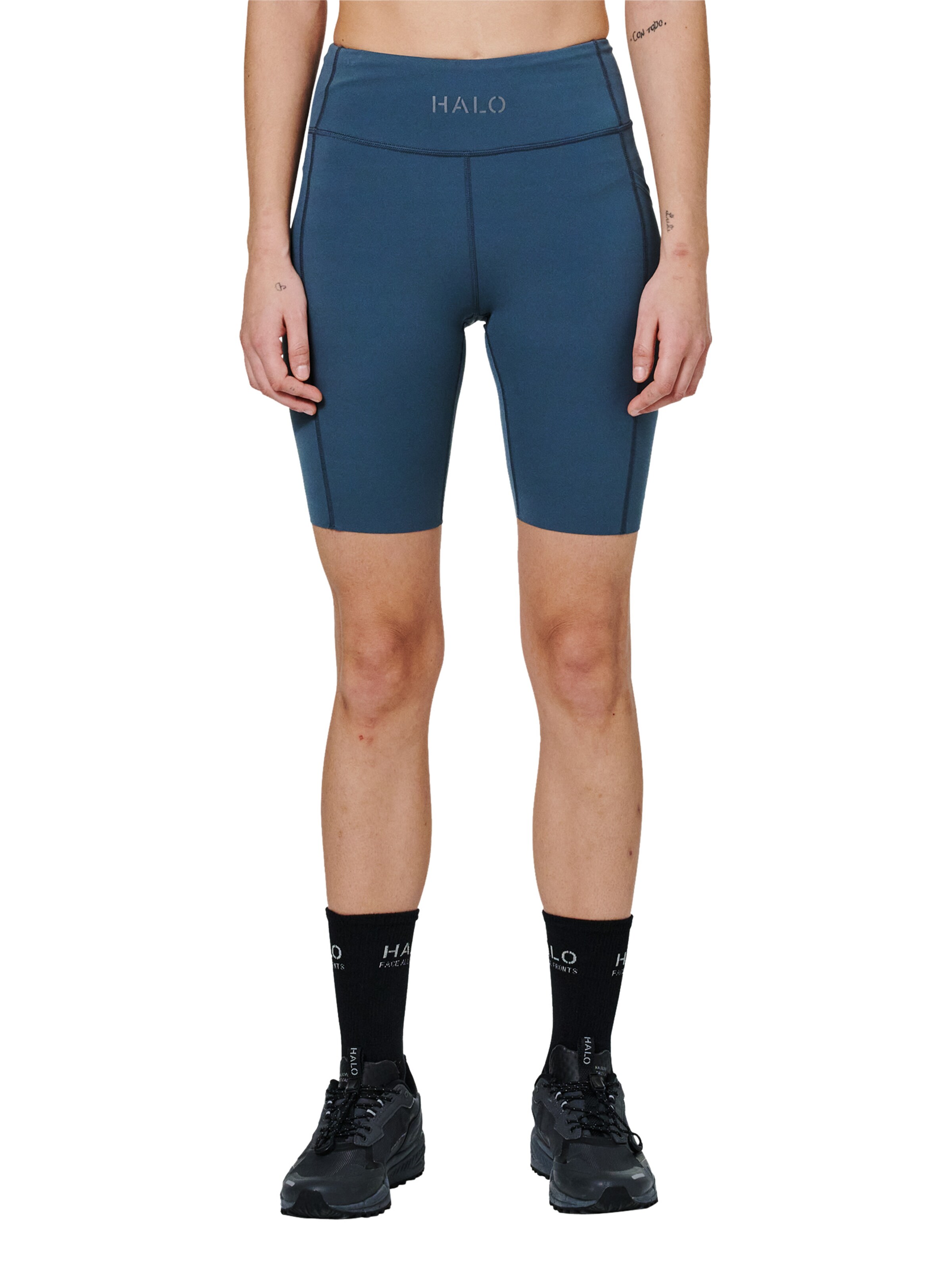 HALO Skinny Workout Pants in Blue: front