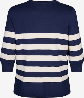 Zizzi Pullover 'Mcarrie' in Blau