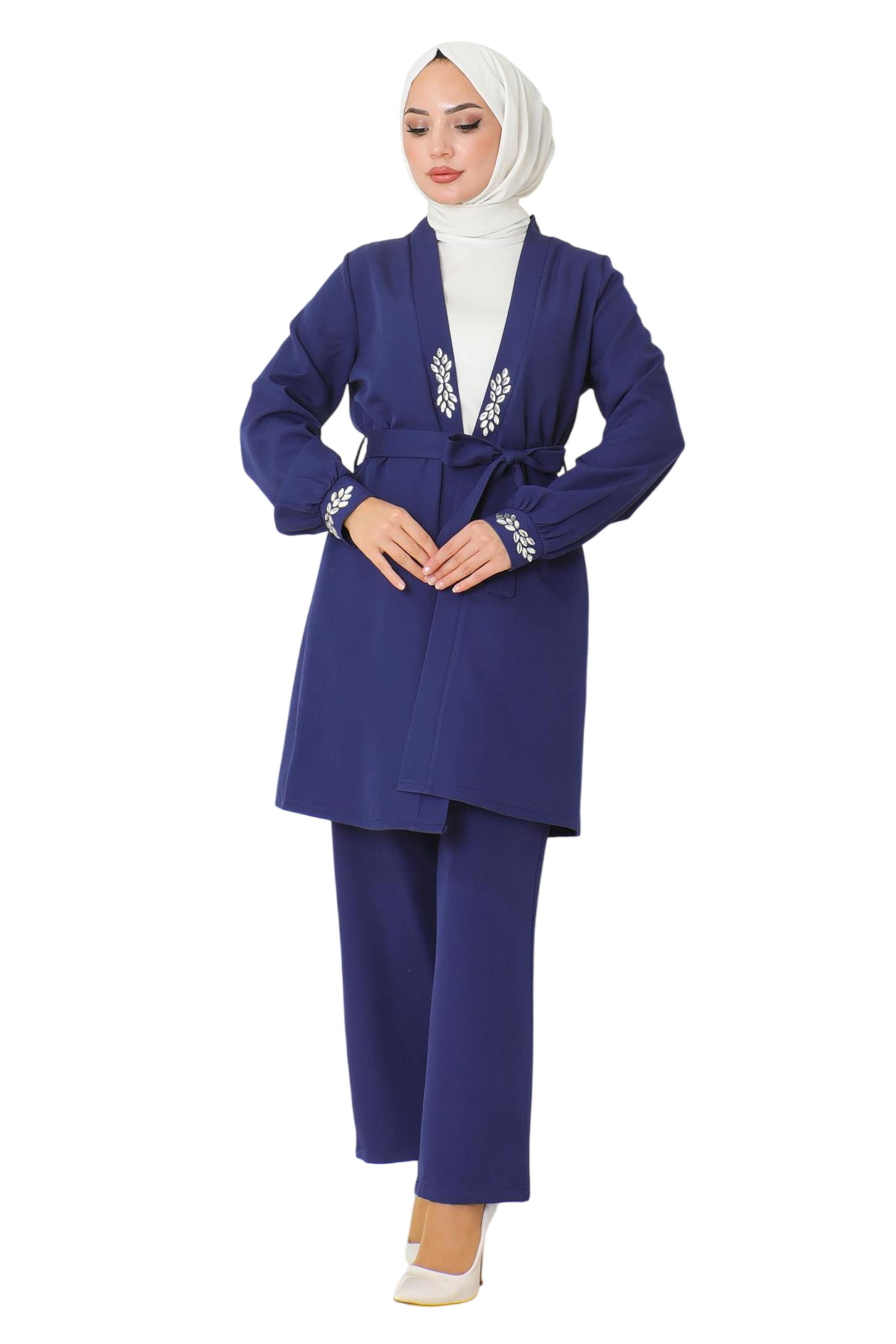 MODAMIHRAM Set in Blau: Vorderseite