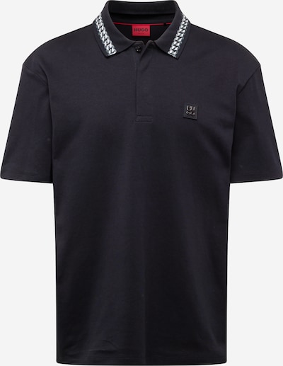 HUGO Shirt 'Doucano' in de kleur Grijs / Zwart / Wit, Productweergave
