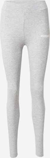 Hummel Pantalon de sport en gris chiné / blanc, Vue avec produit
