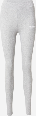 Hummel Skinny Weatherproof pants in Grey: front