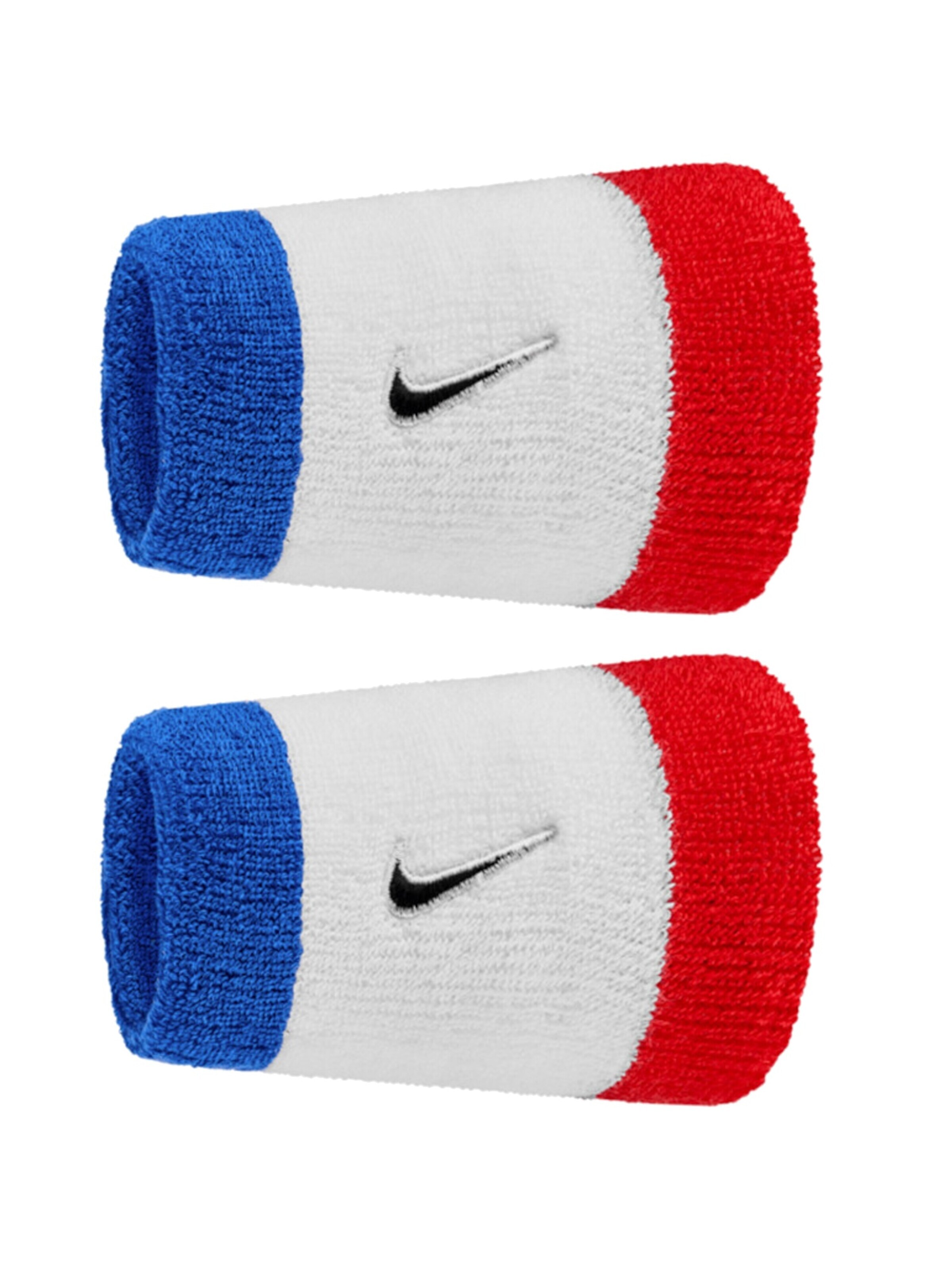 NIKE Sweatband 'Nike Swoosh Classic 2PK' in White: front