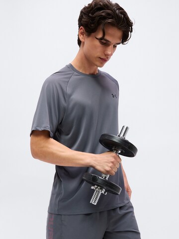 UNDER ARMOUR - Regular Fit Camisa funcionais 'Tech 2.0' em cinzento
