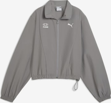 PUMA Athletic Jacket 'Dare To WV' in Grey: front