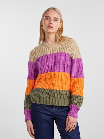 PIECES Sweater 'NAOMI' in Mixed colors: front