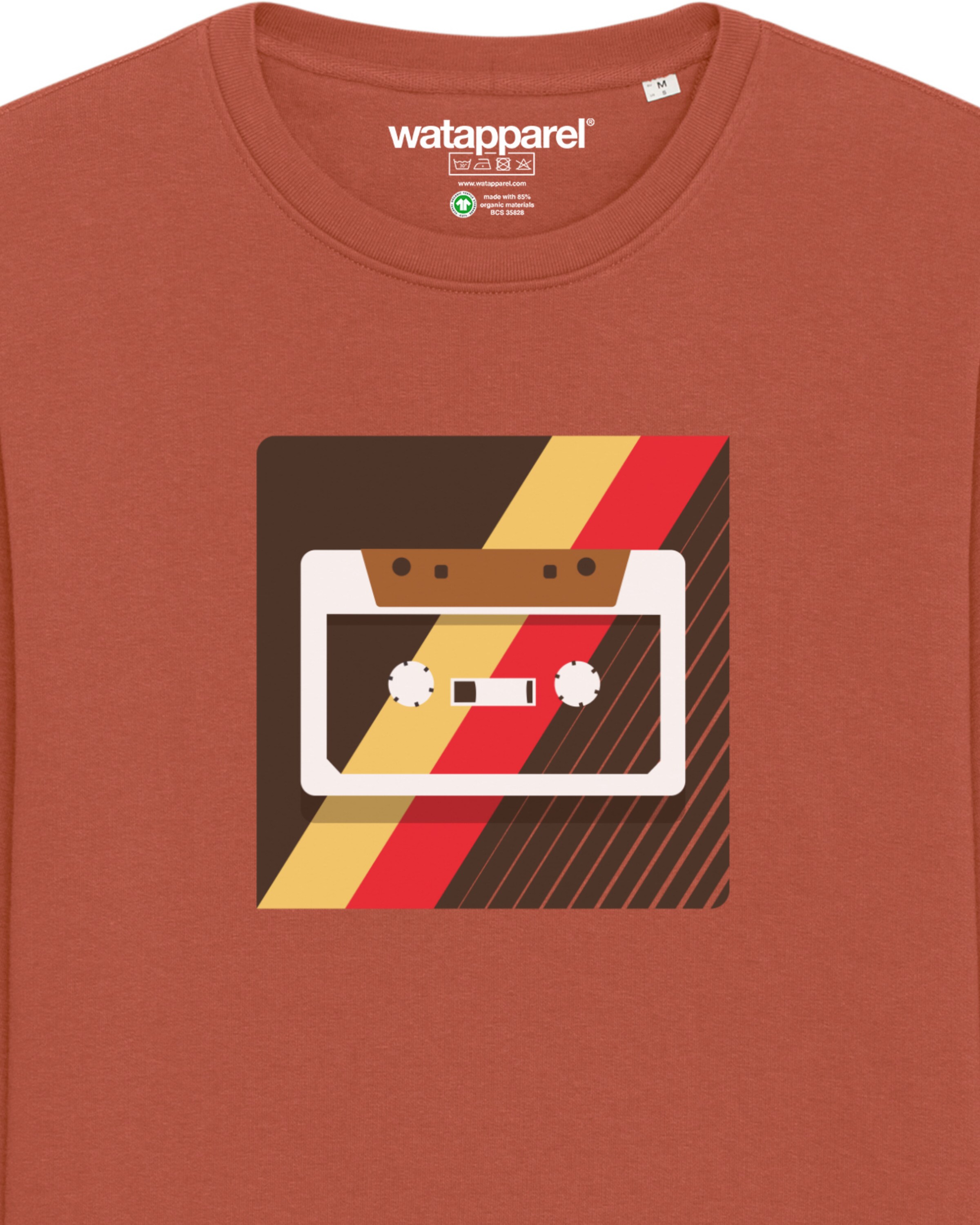 Sweat-shirt 'Kassette' Watapparel en marron