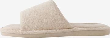 Pantoufle Next en beige : devant