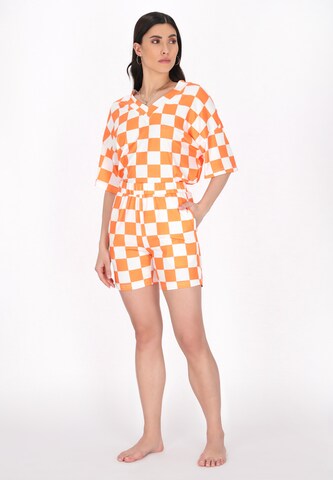 faina Regular Trousers in Orange