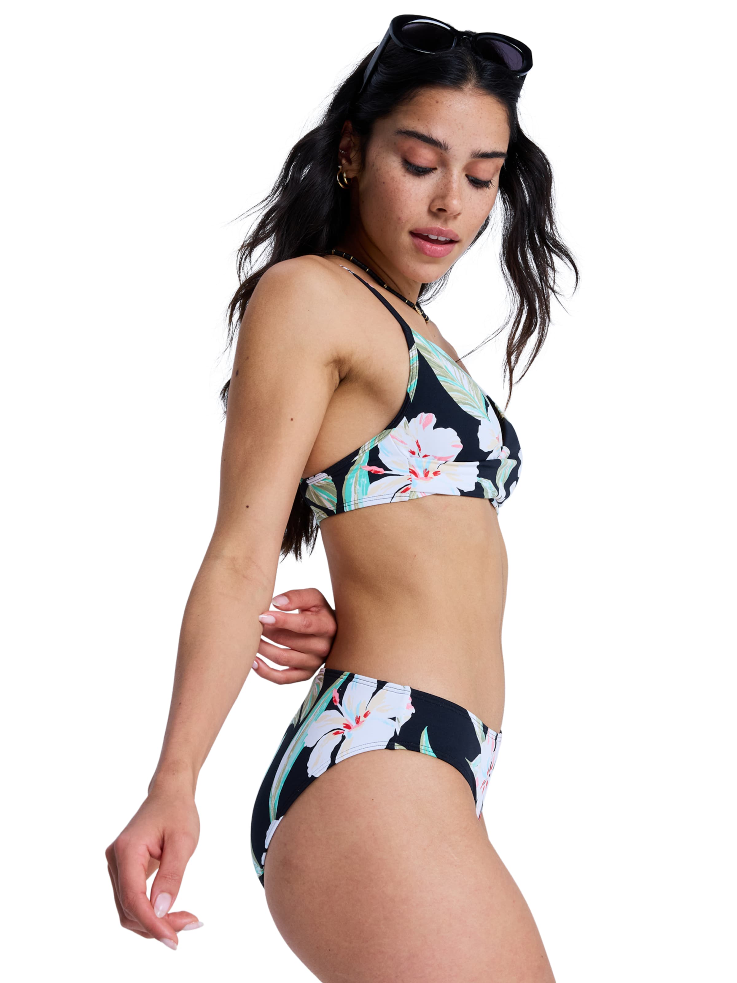ROXY Bikinihose in Schwarz