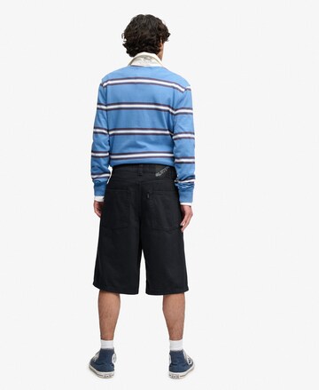 Superdry & Co Wide Leg Shorts in Schwarz