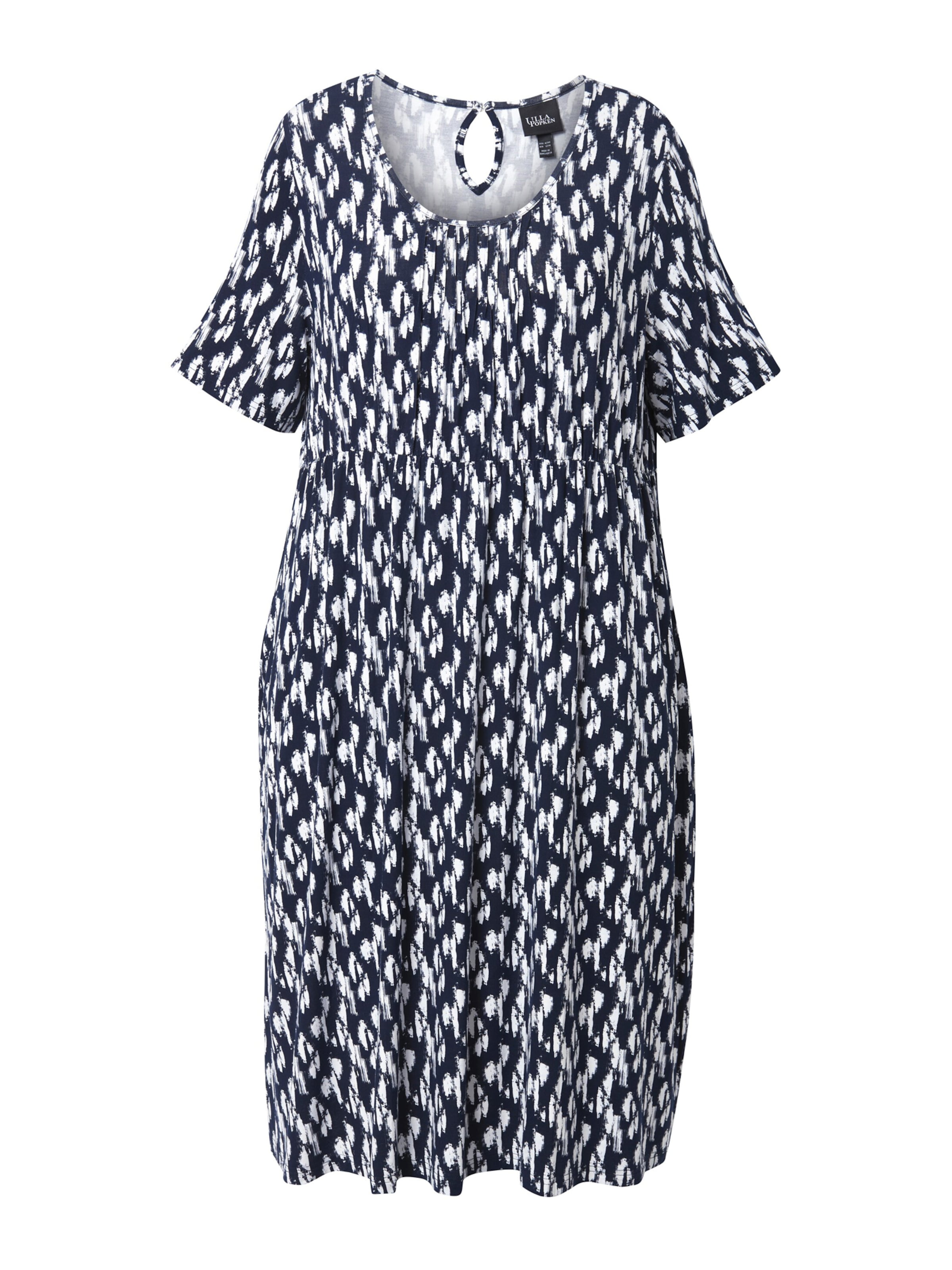 Ulla Popken Kjole i blå: forside