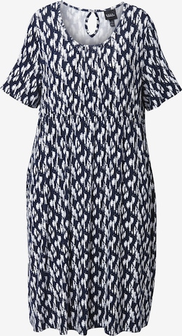 Robe Ulla Popken en bleu : devant