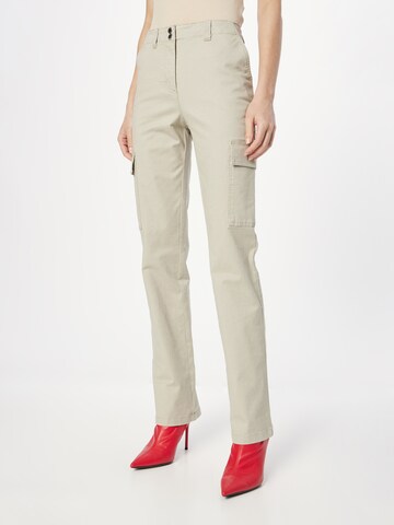 WEEKDAY Regular Hose 'Brenda' in Beige: predná strana