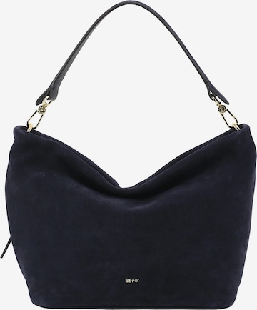 ABRO Handtasche 'EBONY BIG' in Blau: Vorderseite