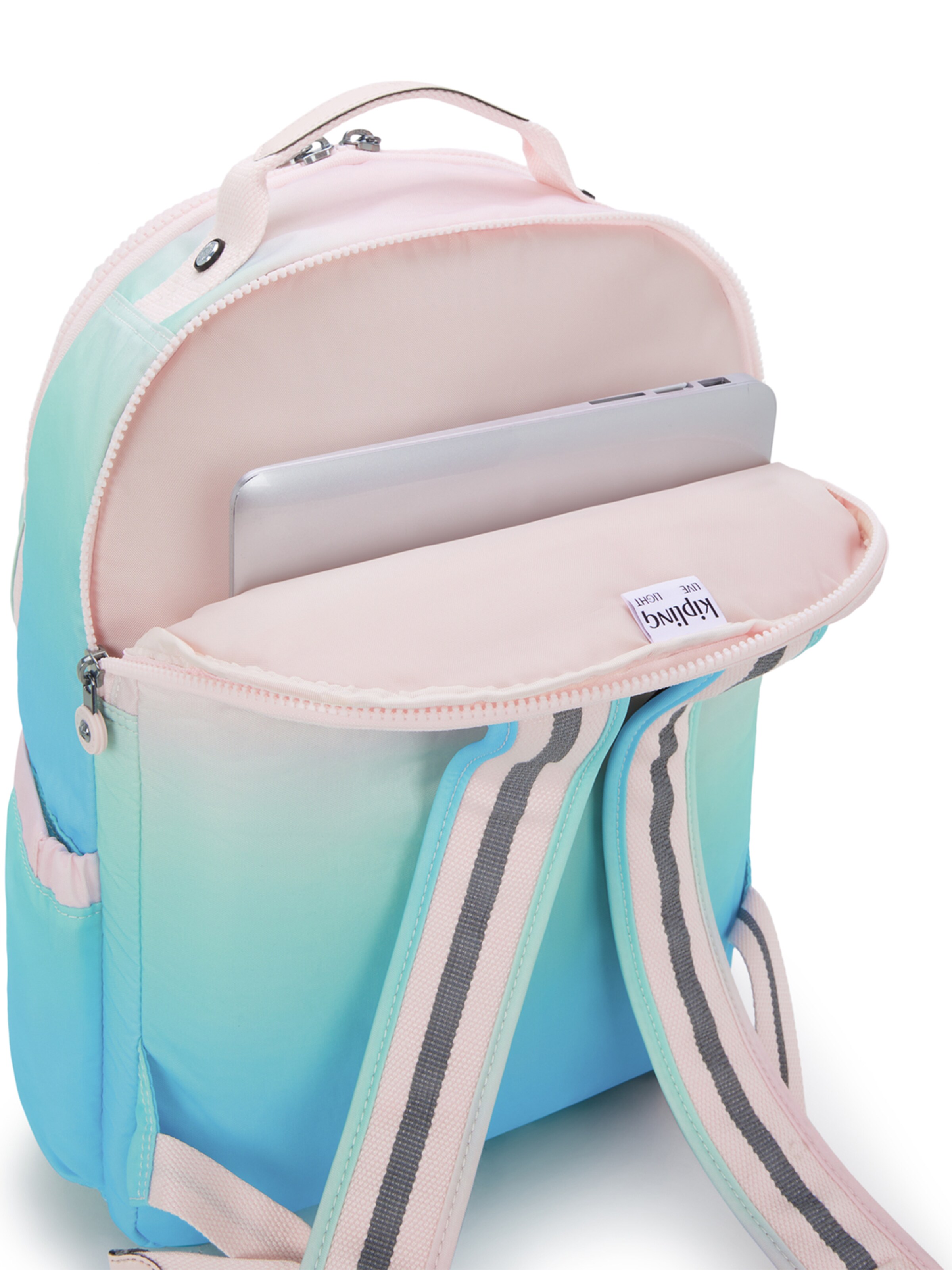 KIPLING Backpack 'Seoul Lap' in Sky Blue ABOUT YOU