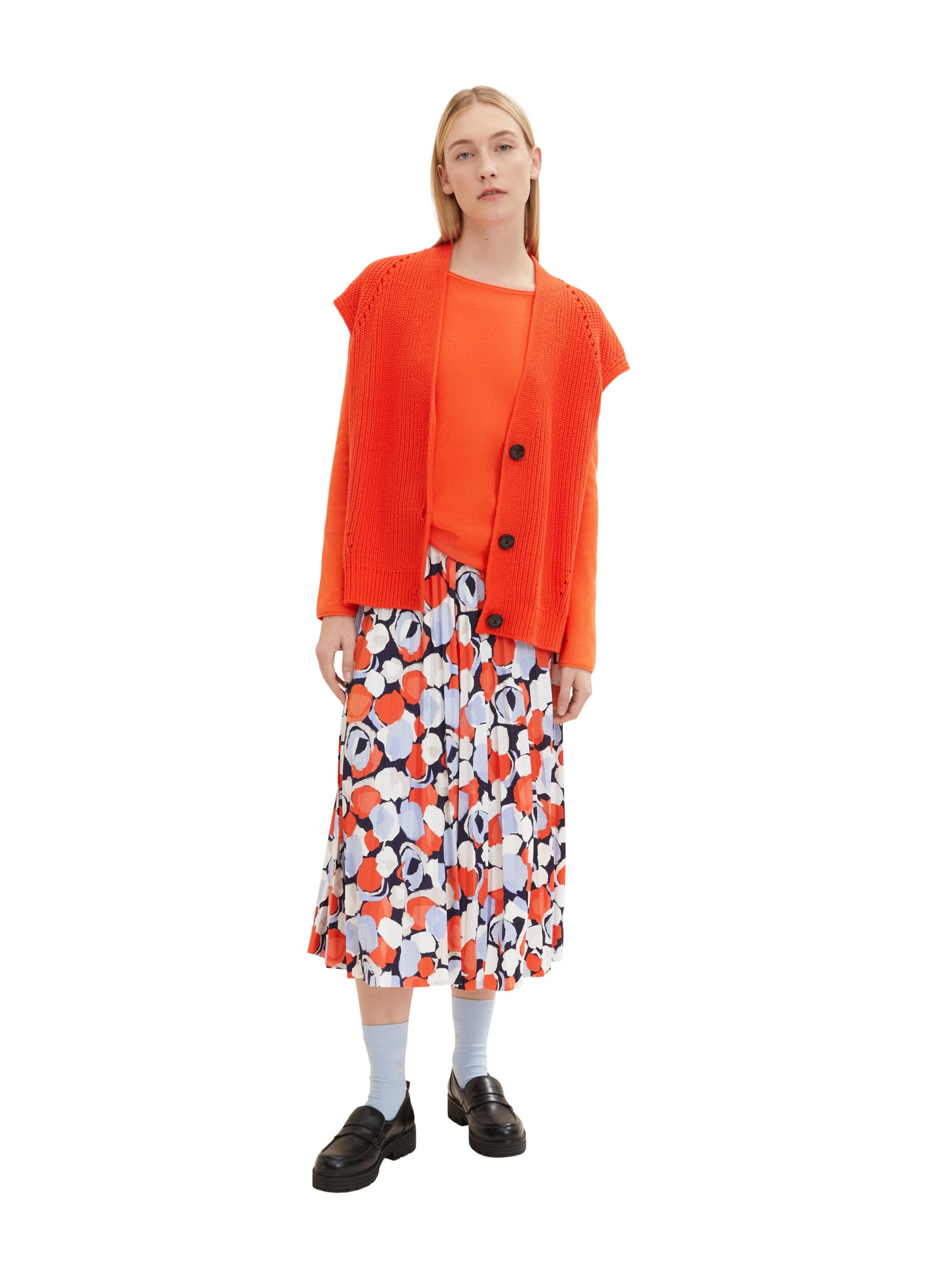 TOM TAILOR - Pullover em vermelho