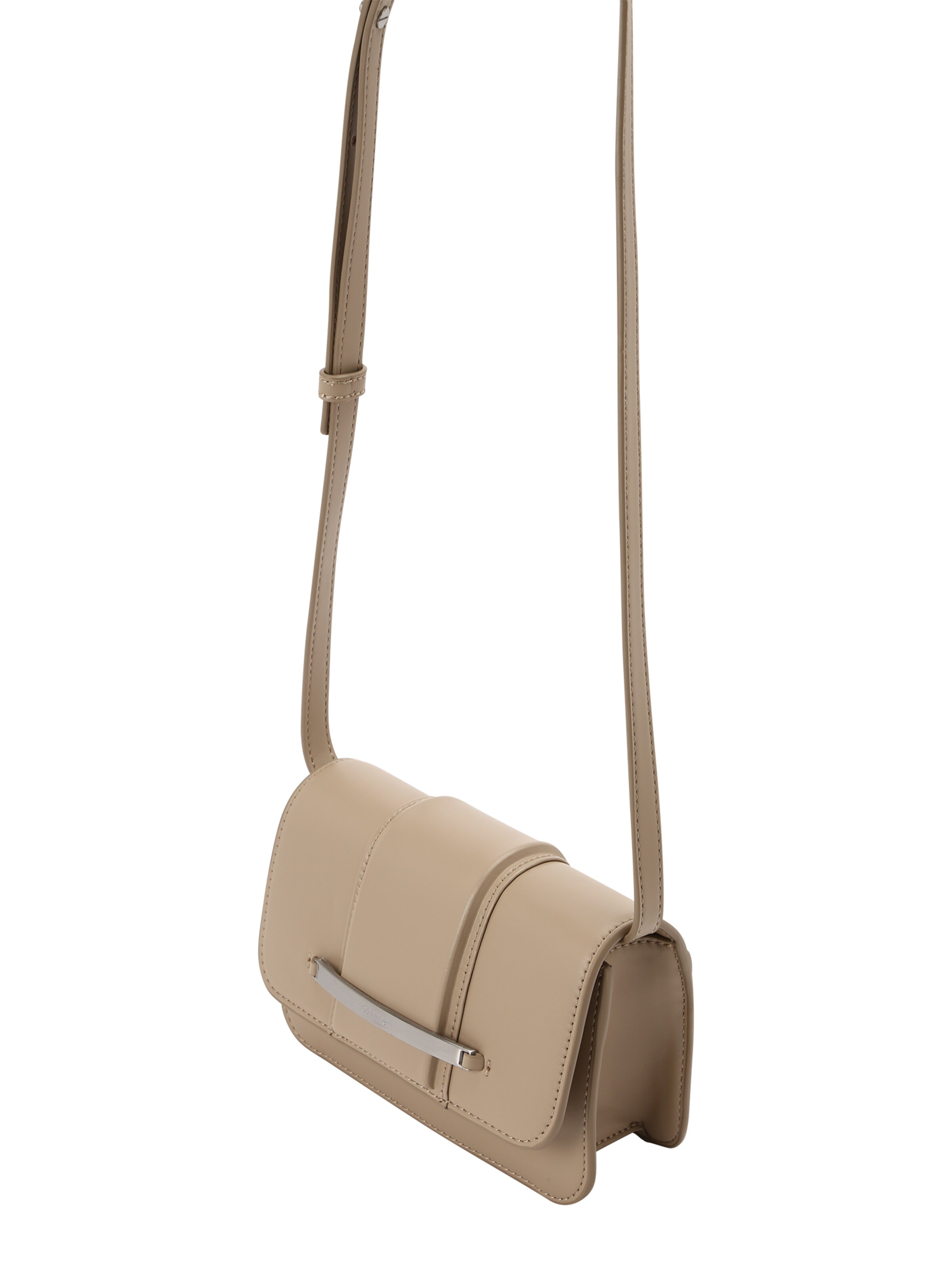 Sac à bandoulière 'Bar' Calvin Klein en beige : devant