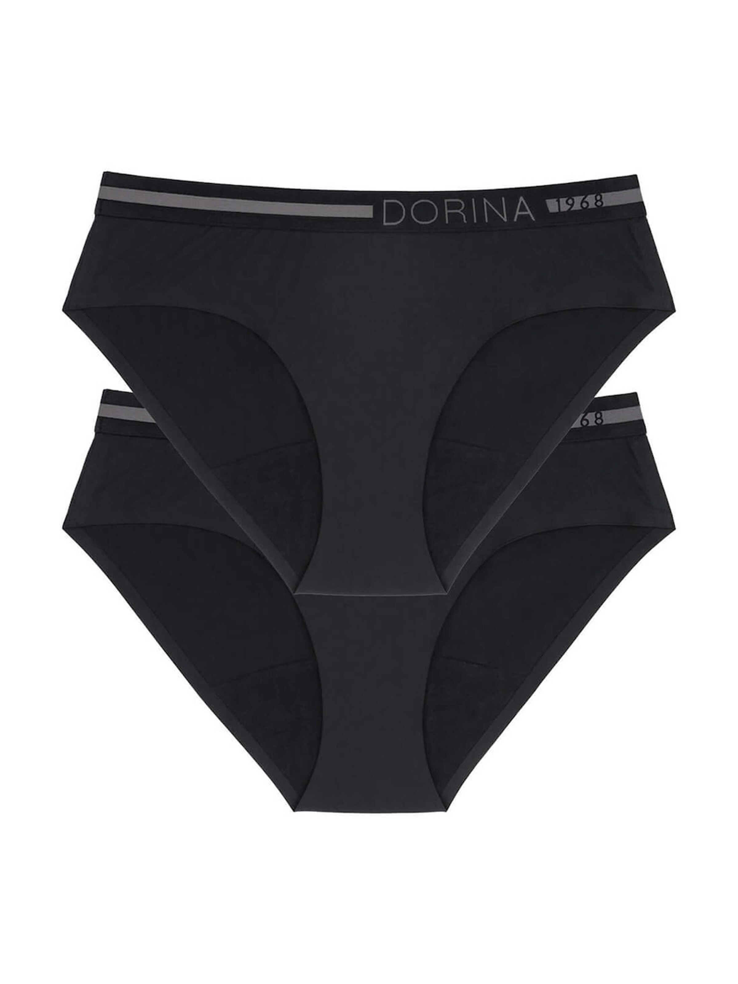 Dorina Slip in Black: front