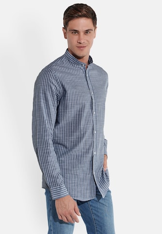 Steffen Klein Regular fit Button Up Shirt in Blue