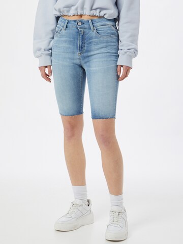 REPLAY Shorts in Blau: front