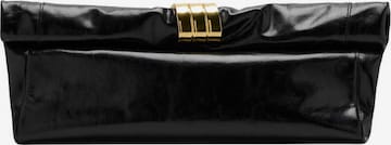 MANGO Clutch 'Twister' in Black: front